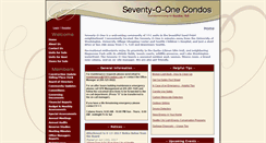 Desktop Screenshot of 7001condos.com